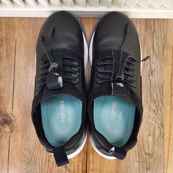 Clove Classic Night Shift Womens Sz 7 Black Leather Walking Nursing Shoes CL012 - Picture 5 of 9